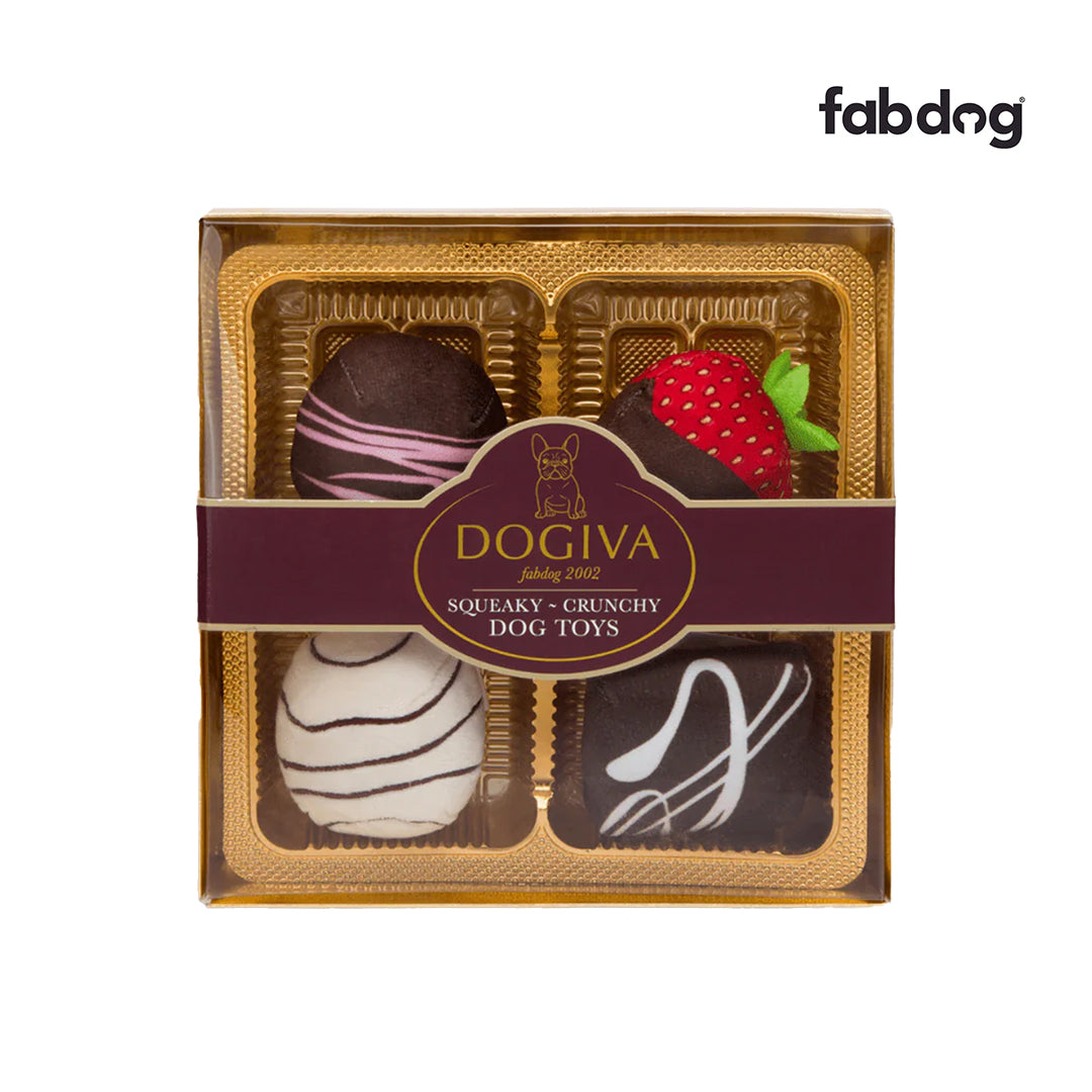 Fabdog 狗狗發聲玩具-DOGIVA巧克力