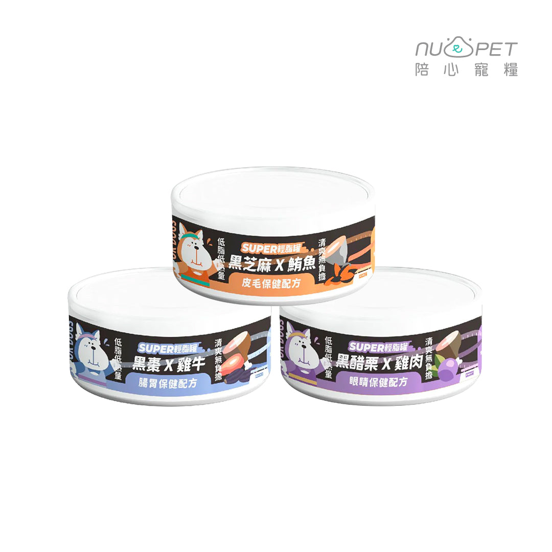 陪心寵糧nu4PET-Super小黑輕脂罐(犬)