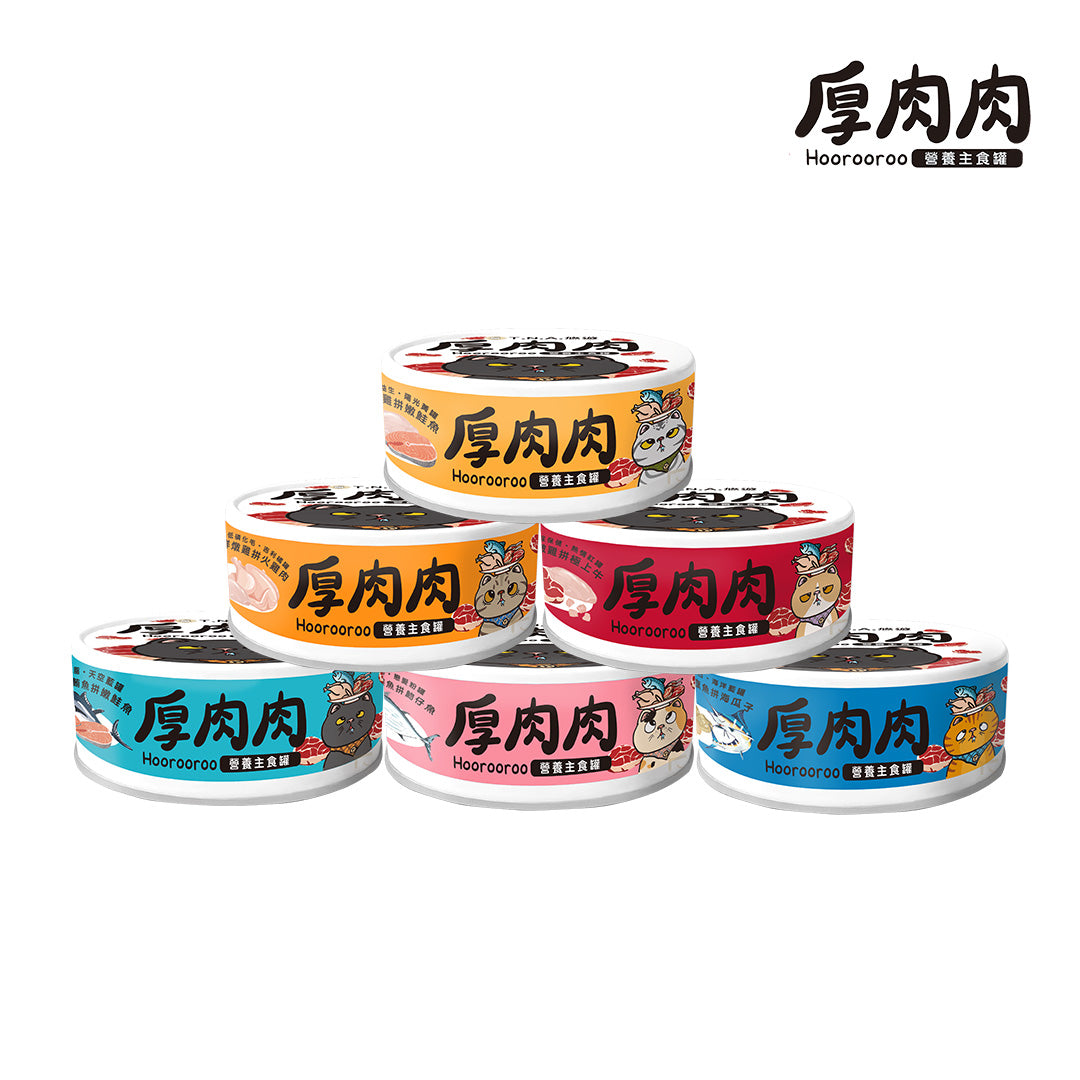 T.N.A.悠遊寵物 厚肉肉🥩全齡貓營養主食罐