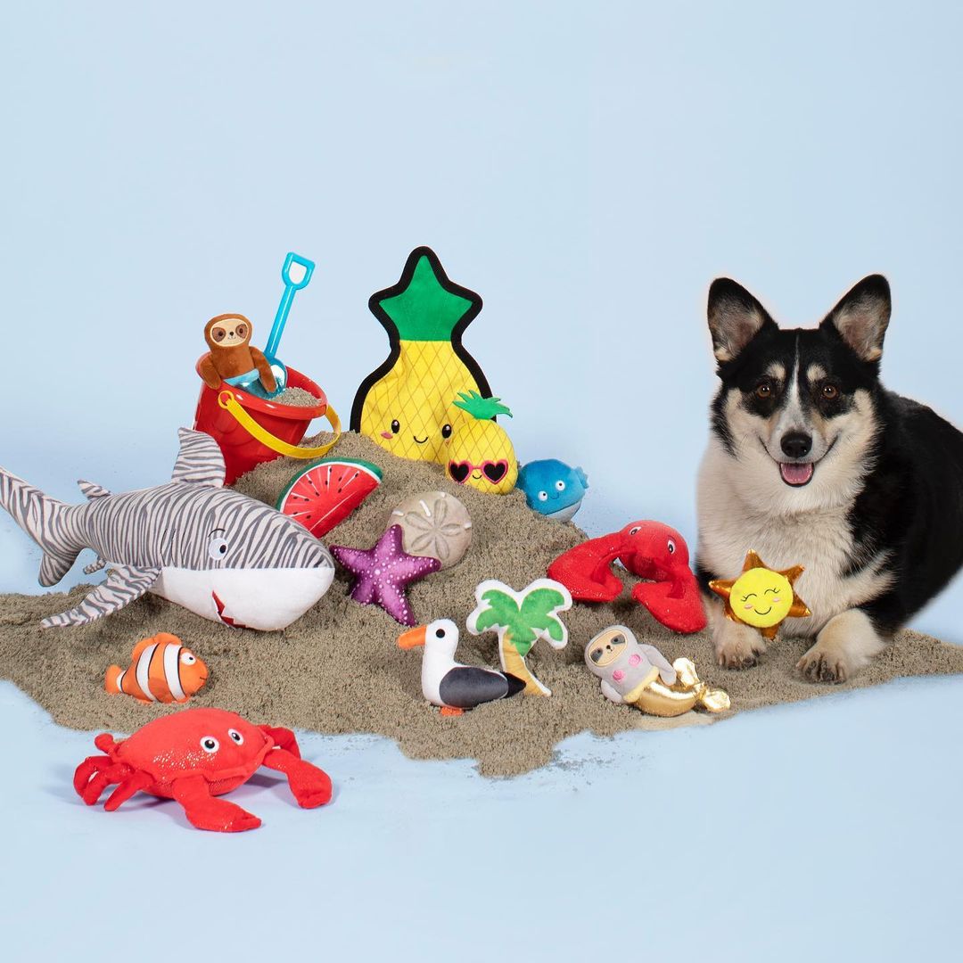 PetShop by Fringe Studio 狗狗發聲玩具-絨毛食物玩偶