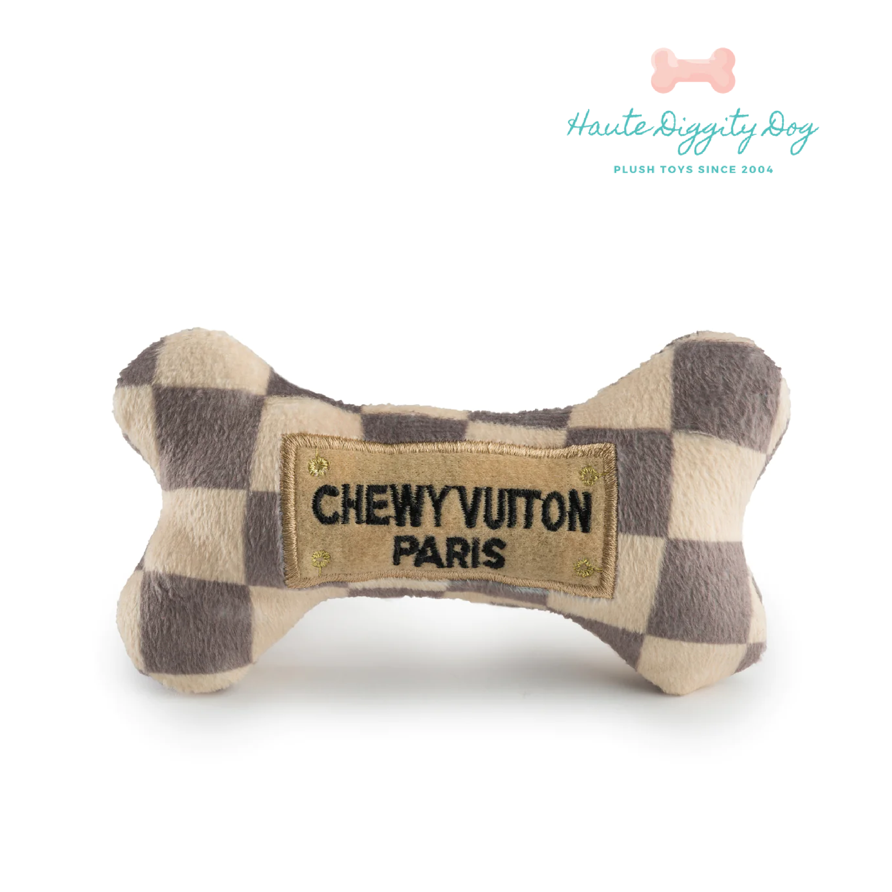 Haute Diggity Dog 狗狗精品發聲玩具-LV經典格紋系列