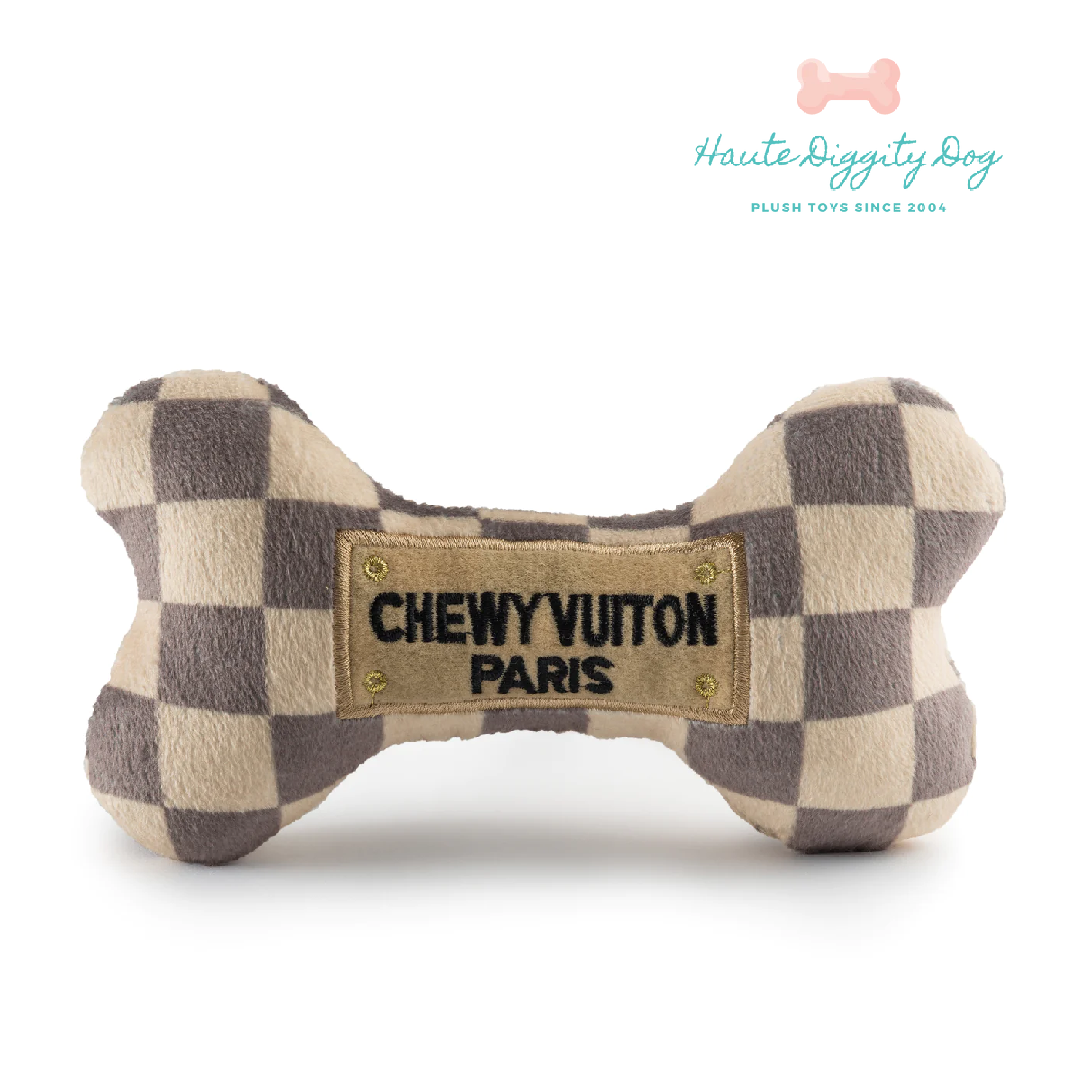 Haute Diggity Dog 狗狗精品發聲玩具-LV經典格紋系列