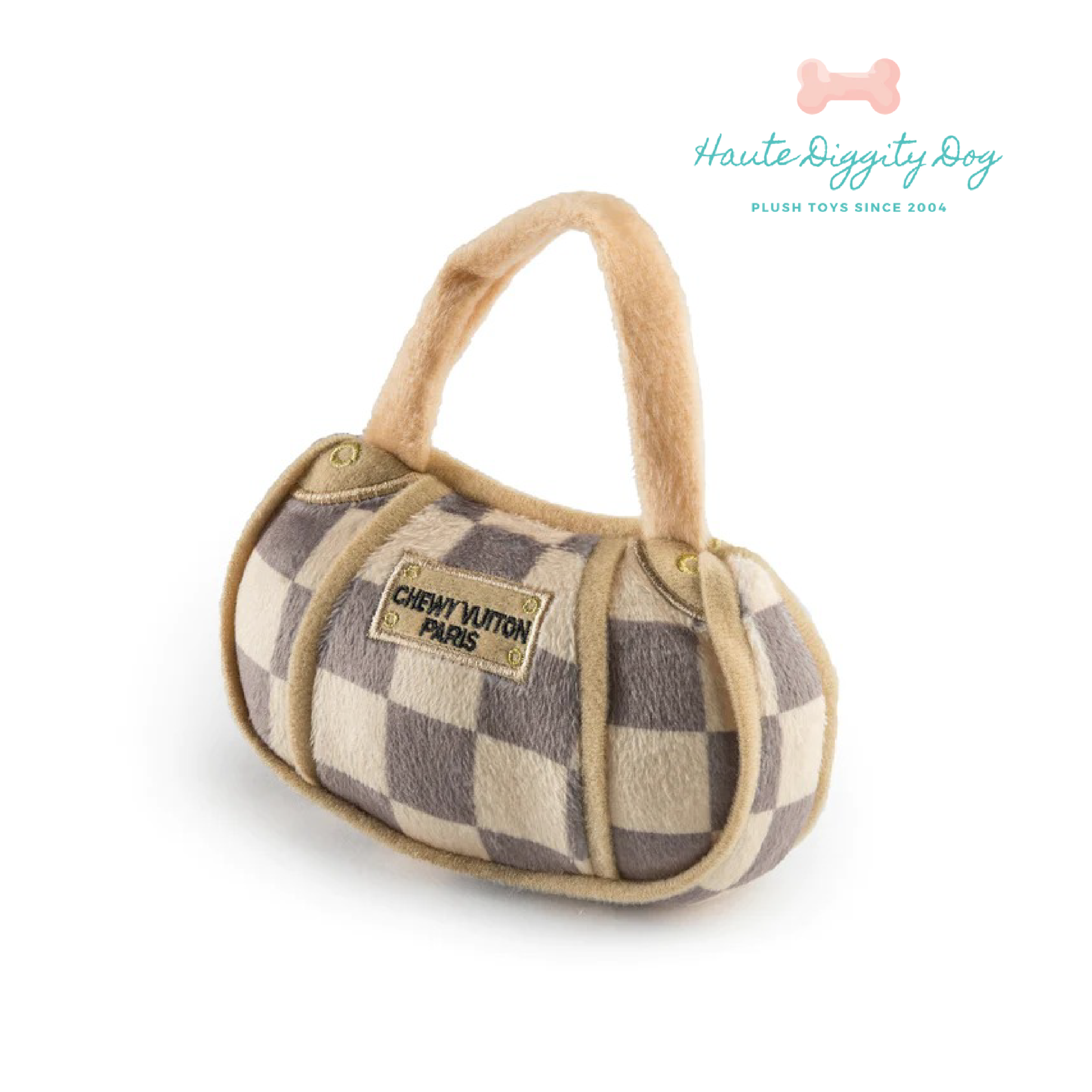 Haute Diggity Dog 狗狗精品發聲玩具-LV經典格紋系列