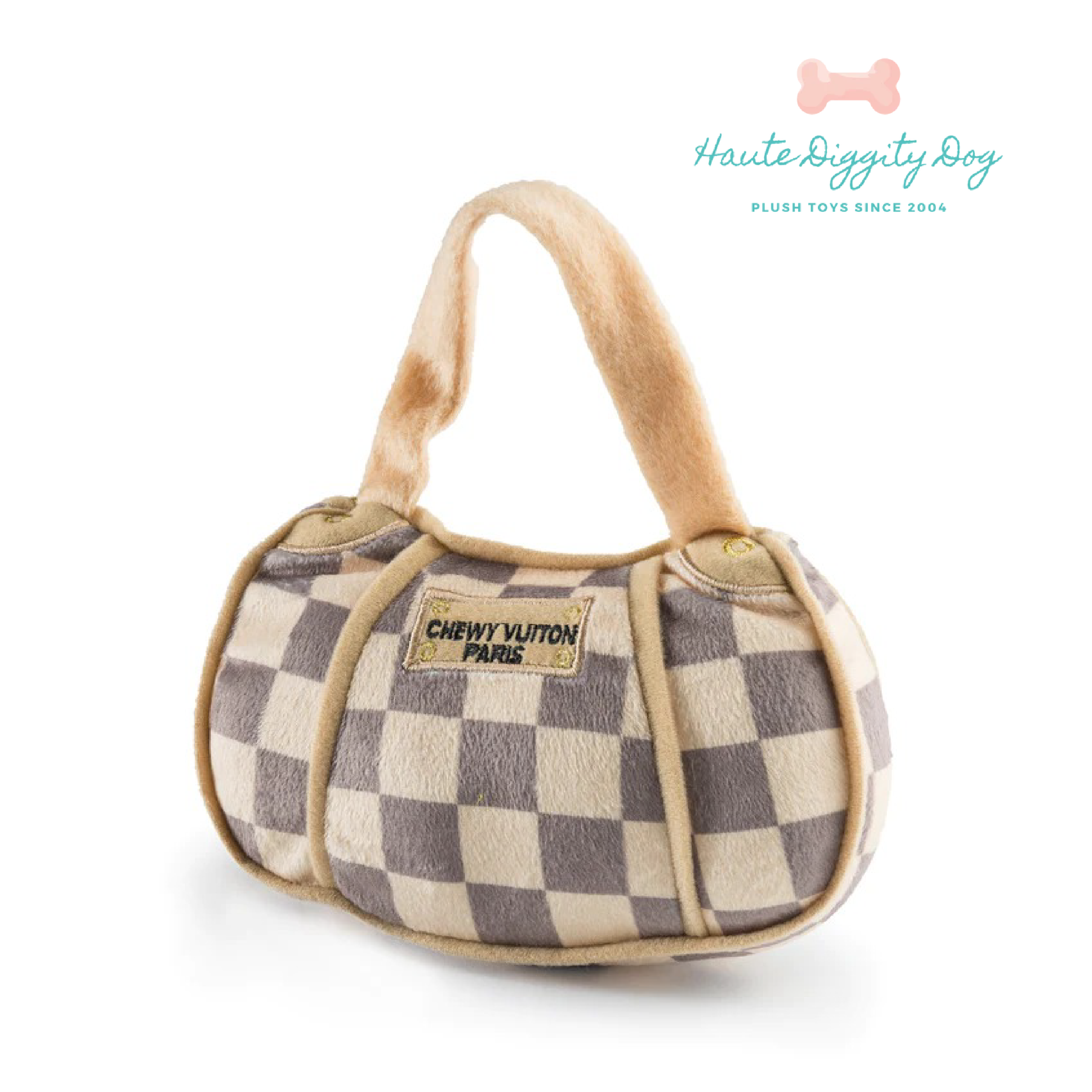 Haute Diggity Dog 狗狗精品發聲玩具-LV經典格紋系列