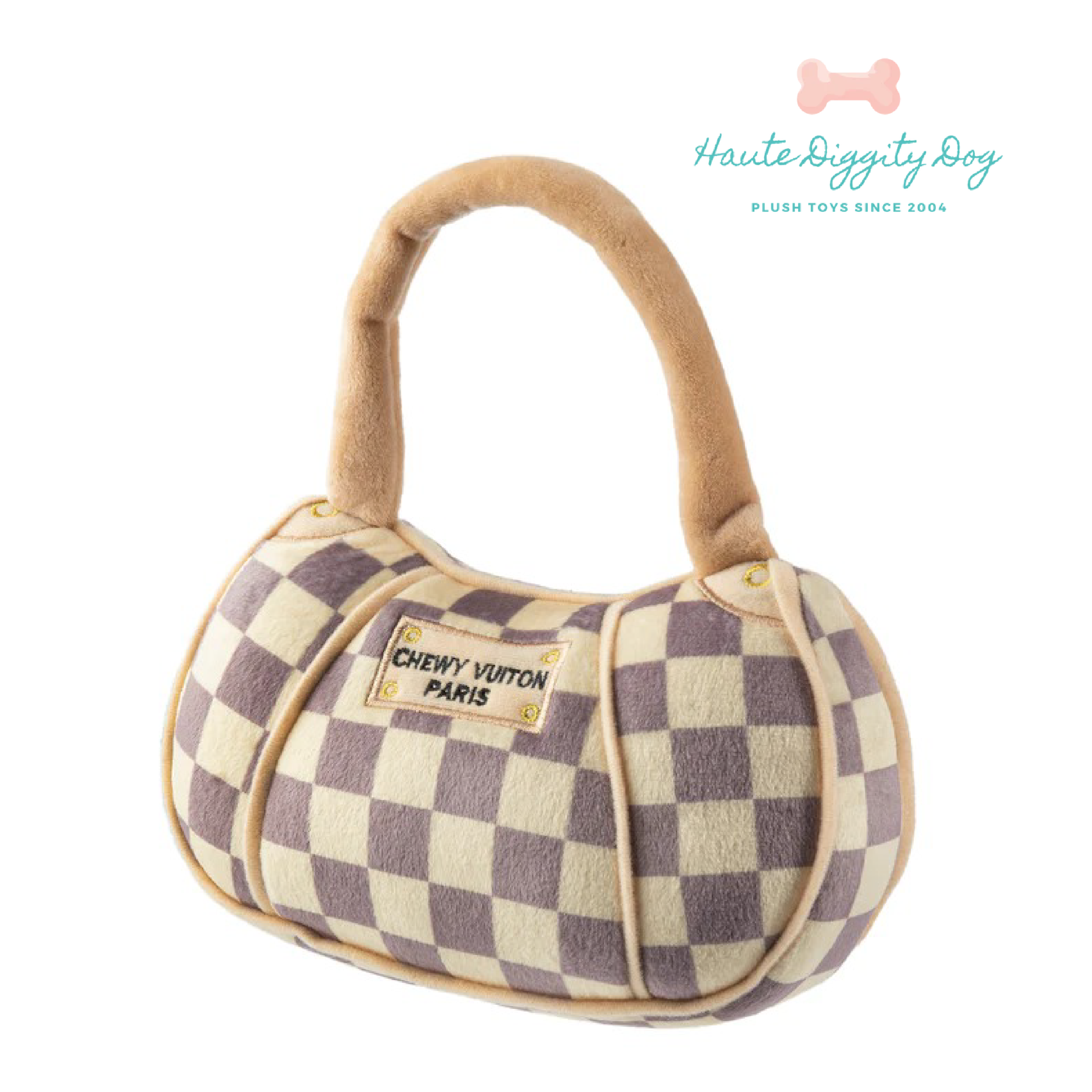 Haute Diggity Dog 狗狗精品發聲玩具-LV經典格紋系列