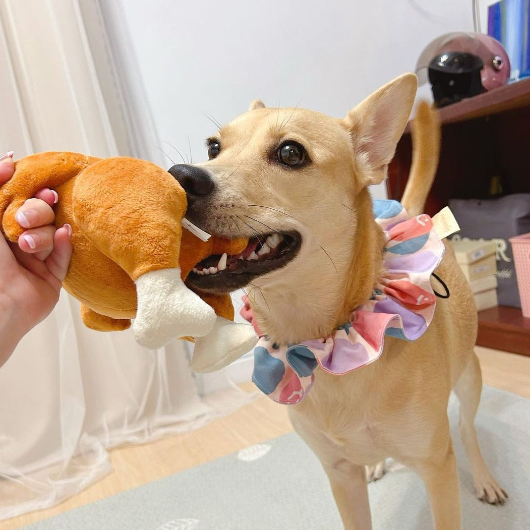 Fabdog 狗狗發聲玩具-擬真烤雞盒