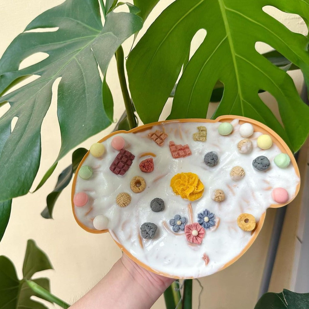 OMOM 寵物舔食墊-大頭狗 入門款