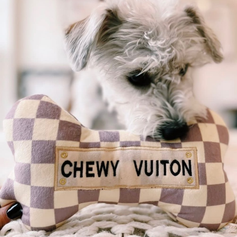 Haute Diggity Dog 狗狗精品發聲玩具-LV經典格紋系列