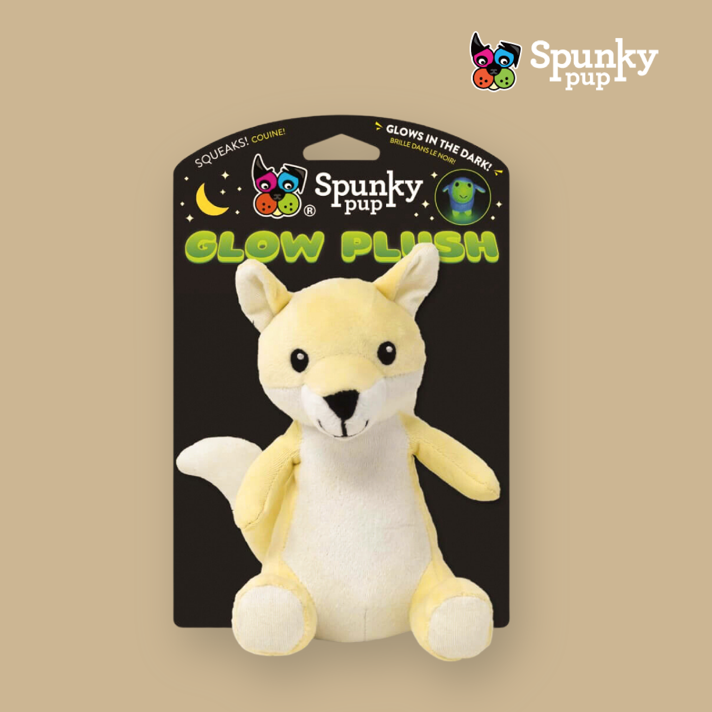 Spunky Pup 狗狗發聲玩具-夜光系列